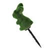 Ostern Grüner Hase Figur mit Gartenstecker Künstliche Grüne Hasenstatue Gartendekoration Ornament für Pflanzgefäß Tischplatte Osterparty Geschenke