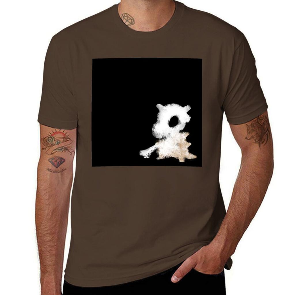 Lonely Cubone Tshirt Short Sleeve Tee Graphics Blacks Mens T Shirts Pack