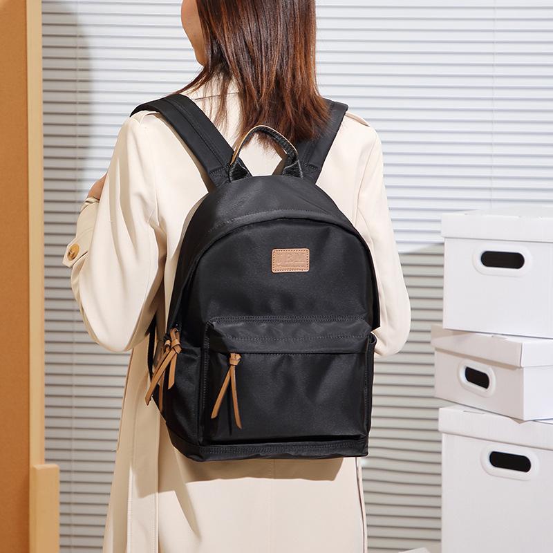 New Travel Backpack Trendy Japanese Solid Color Oxford Cloth College Student Versatile Schoolbag Women Fashion Large Capacity Backpack
