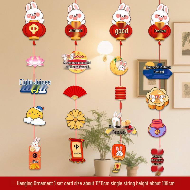 Indoor Ceiling Hanging Lantern for Mid-Autumn Festival and National Day Decorations