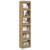 Bookshelf Room Divider Artisan Oak 40 X 30 X 198 Cm