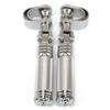 2pcs Universal 1-1 1/4" Motorcycle Highway Footpegs Footrest Clamp Engine Guard Crash Bar Kit for Harley Chopper Bobber Custom