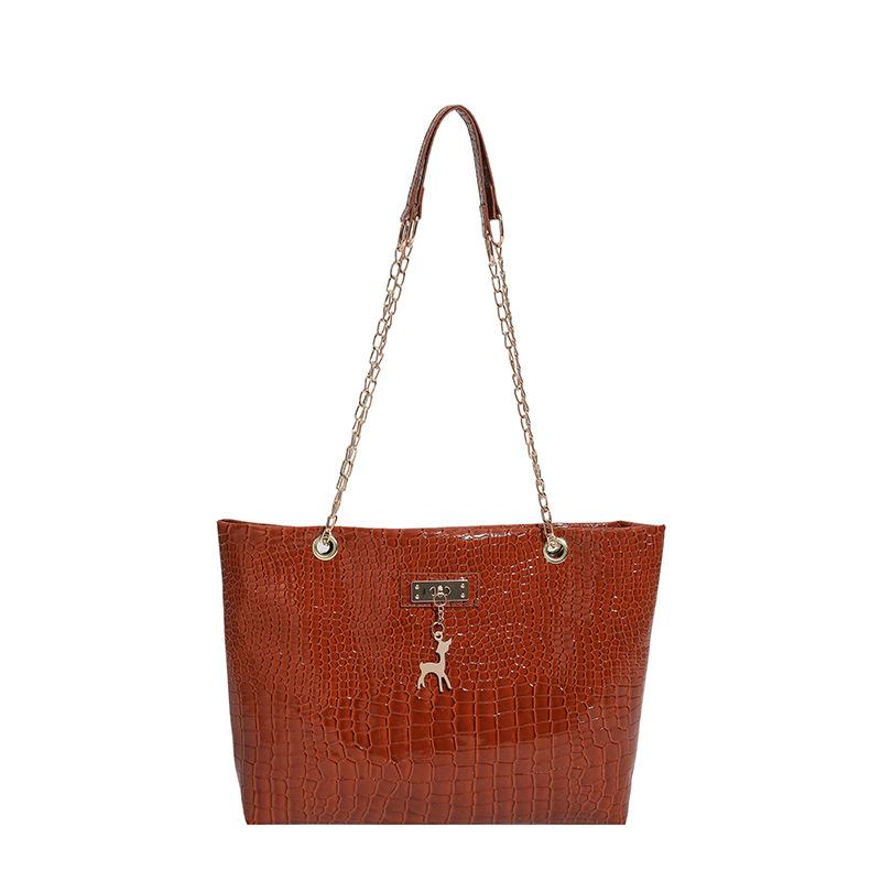 

Personalized fashion today s popular handbags, new fashion atmosphere commuter armpit shoulder коричневий