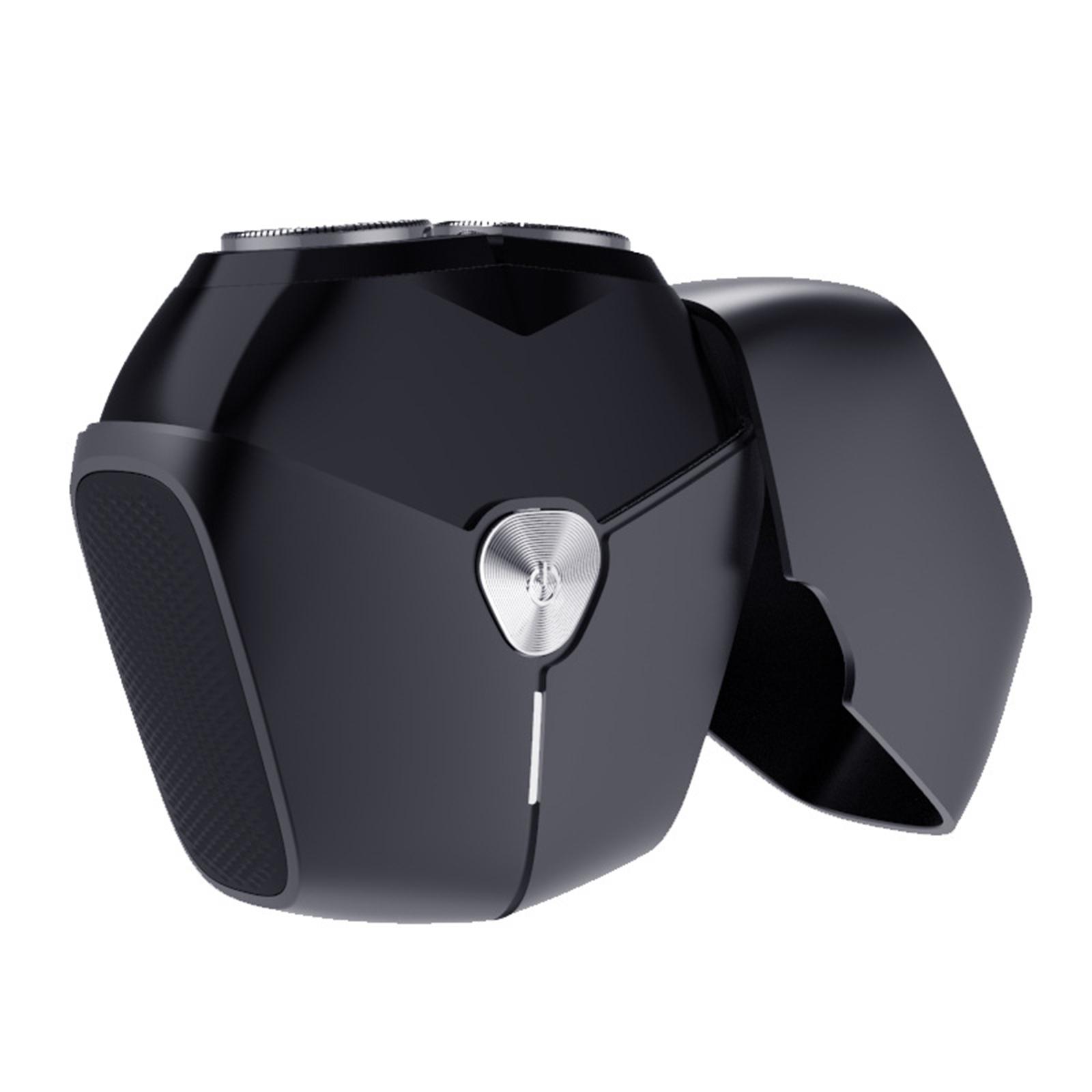 

Портативная мужская электробритва с магнитным всасывающим лезвием, зарядка TypeC, время работы 60 минут чёрный