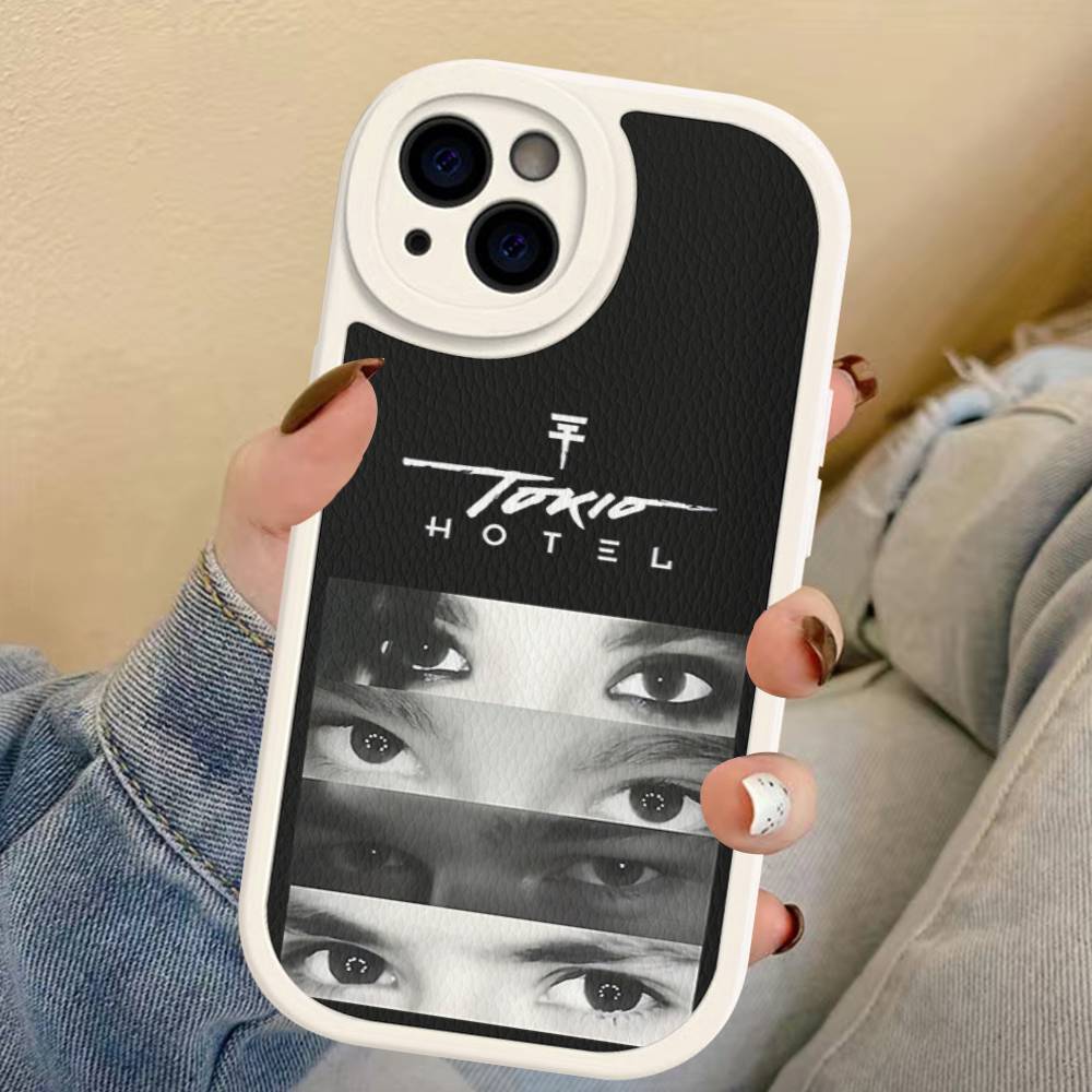 Tokio Hotel Band Phone Case For IPhone 16 15 14 13 12 11 Pro Max Plus Soft Leather Cover