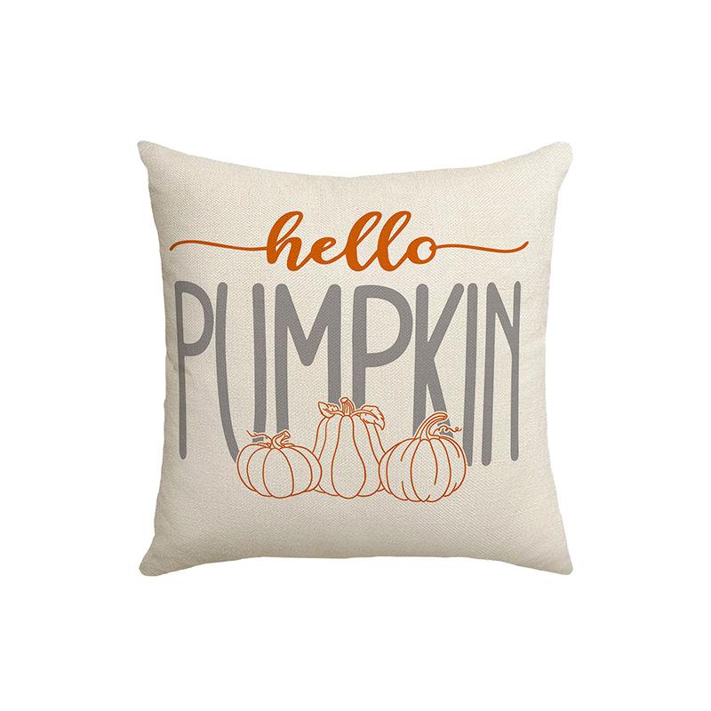 Autumn Nordic Maple Leaf Pillow Sofa Decoration Car Pillow Dormitory Office Lunch Break Square Pillow Case