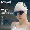 TOSWIM Large Frame Anti-Fog Swim Goggles