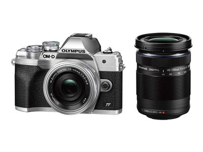 מצלמת מראה יחידת עדשה אחת ללא מראה OM OLYMPUS MarkIV EZ ערכת זום כפול כסף SYSTEM/Olympus OM-D E-M10