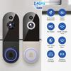 Wireless Video Doorbell Camera, AI Human Detection, 2-Way Talk, Night Vision, Cloud Storage,  Indoor Outdoor Surveillance