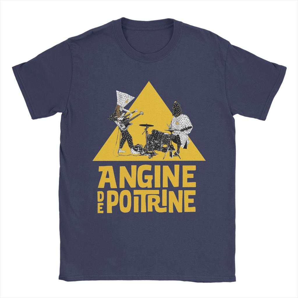 Angine De Poitrine T Shirts Unisexs Pure Cotton Unique TShirt Crewneck Tees Short Sleeve Clothing Plus Size