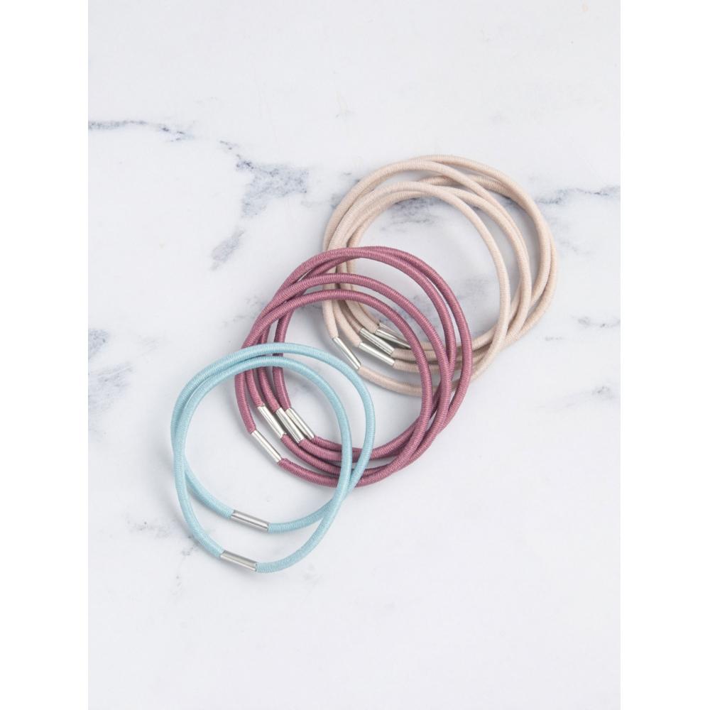 Daiso Dünne Spitzen Haar Gummiband 11er Pack