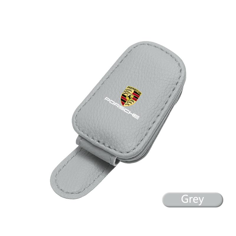 Auto Interieur Bril Clip Zonneklep Opbergbeugel Auto Accessoires Voor Porsche Cayenne Panamera Macan 911 718 918 Taycan Boxster