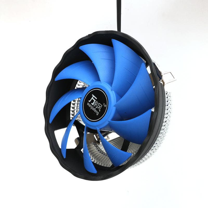 12cm Wanjia Multi-Platform Computer Fan: Wind Sickle Blade for Intel and AMD Systems.
