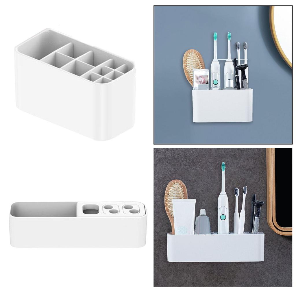 Toothbrush and Toothpaste Holder Organizer for Family Vanity Short