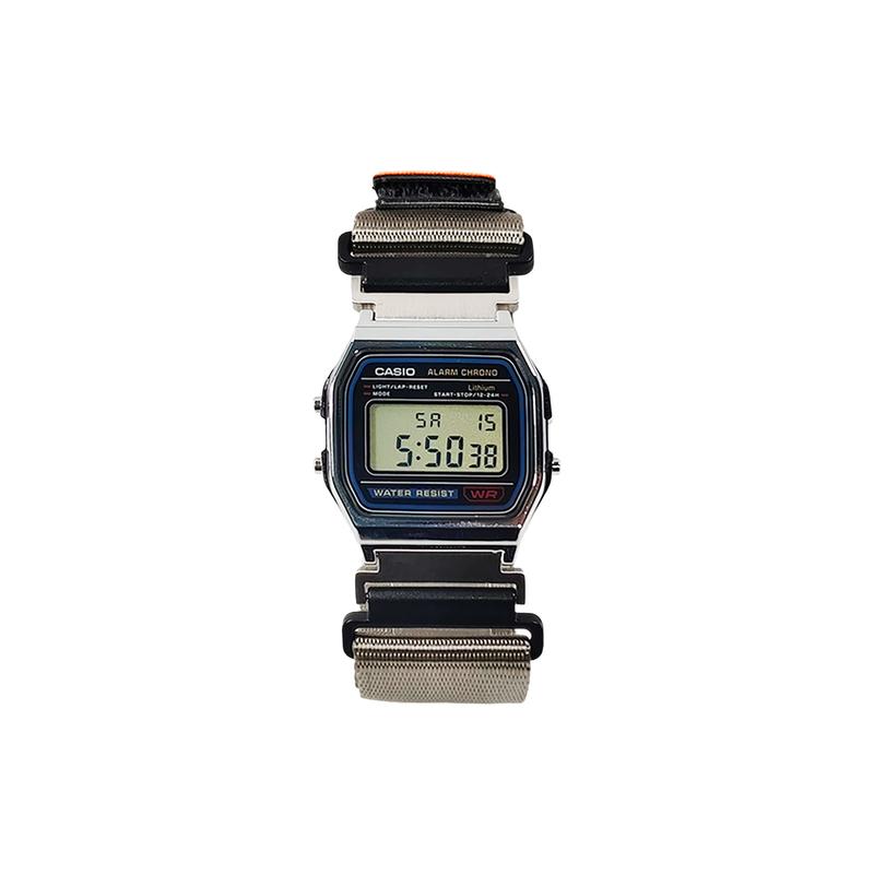 CASIO Customized watch modified series tracing the world personality fashion trend watch life waterproof W-218HD-1AV mod W-218HD-1AV-HuiSeBiaoDai