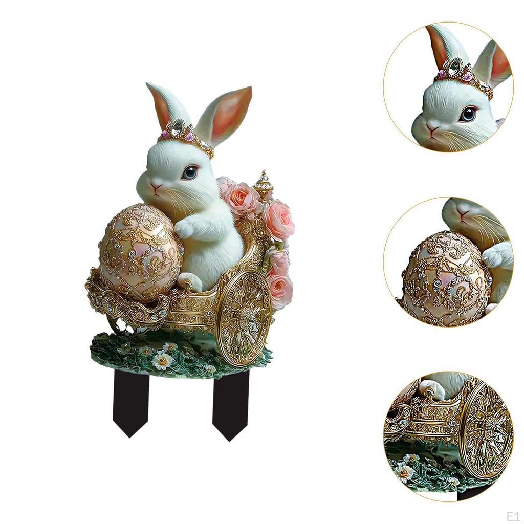 Ostern Gartenstecker Hase Geschenke Tier Skulptur Deko Hasen Hofschild
