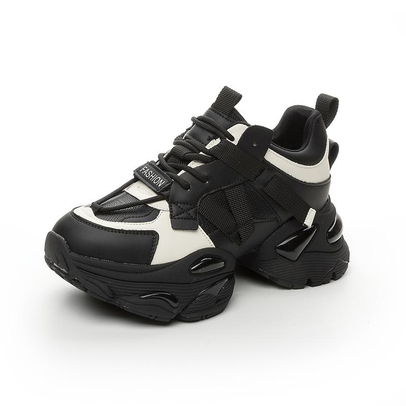 Autumn new air cushion bottom thick sole versatile casual breathable heightening shoes sports casual shoes women