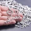 10 Stück/Los Verschiedene Metall Zufällige Mischung Pferd Schwert Kreuz Anhänger Charms Für Schmuckherstellung Zubehör DIY Ohrringe Armband Anhänger