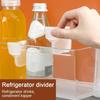 2/4/8/16/24 Stück Kühlschrank-Aufbewahrungs-Trennwand, einziehbare Trennwand aus Kunststoff, Aufbewahrungsschiene, Küchenflaschen-/Dosenregal-Organizer