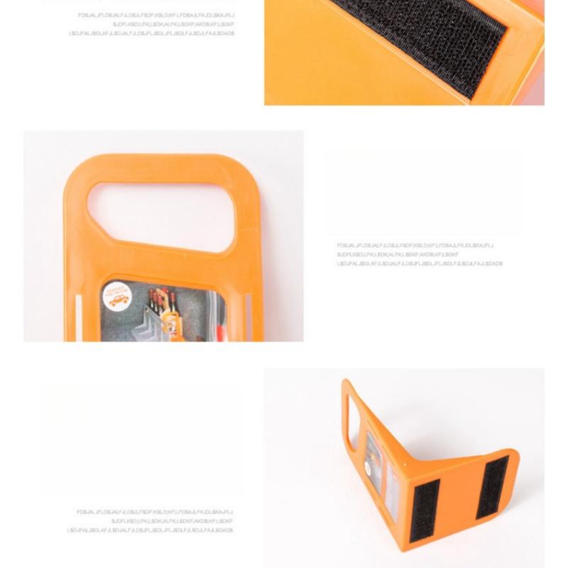 Auto Kofferraum Aufbewahrungsbox feste Trennwand Auto Organizer Aufbewahrungsbox Kippschutz Kunststoff Trennwand Halterung