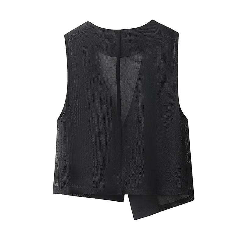 Women's V-Neck One-Button Vest