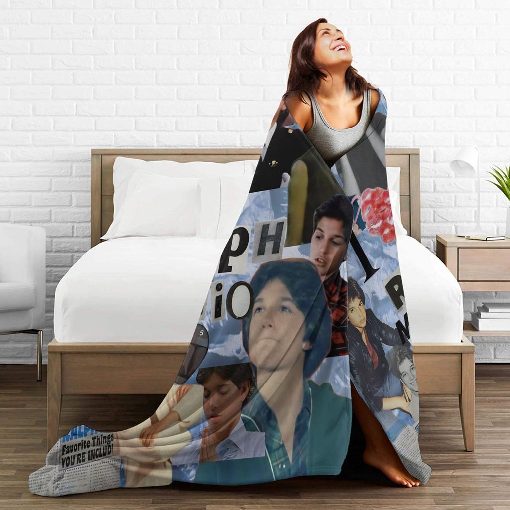 Ralph Macchio Warm Blanket  Travel Office Plush Throw Blanket Fashion Couch Chair Flannel Bedspread Sofa Bed Cover