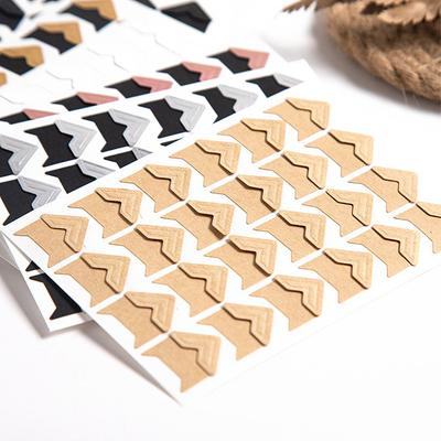 Accessories Kraft Paper Corner Stickers DIY Photo Albums Frame Decoration Scrapbooking