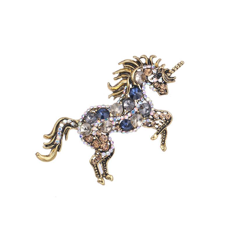 Kitten New Year Horse Brooch High-Grade Alloy Animal Corsage Zodiac Pin Clothing Accessories