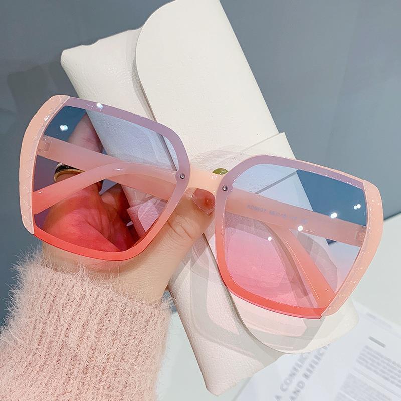 Women'S Sunglasses Personalized Large Frame Face Small Glasses Retro Square Sunshade Sunglasses