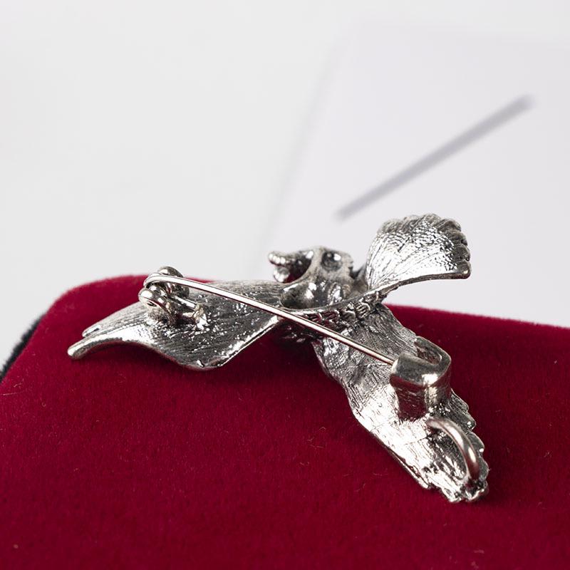 Broszka w kształcie orła retro: Europejski i Amerykański Modny Męski Pin