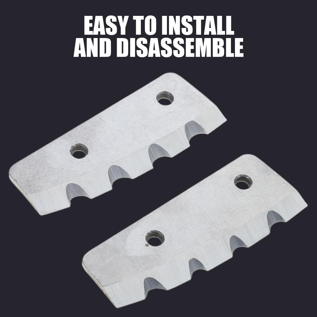 6 Inch Steel Ice Auger Replacement Blades Corrosion Resistant Ice Auger for Efficient Drilling & Long Lasting Sharpness