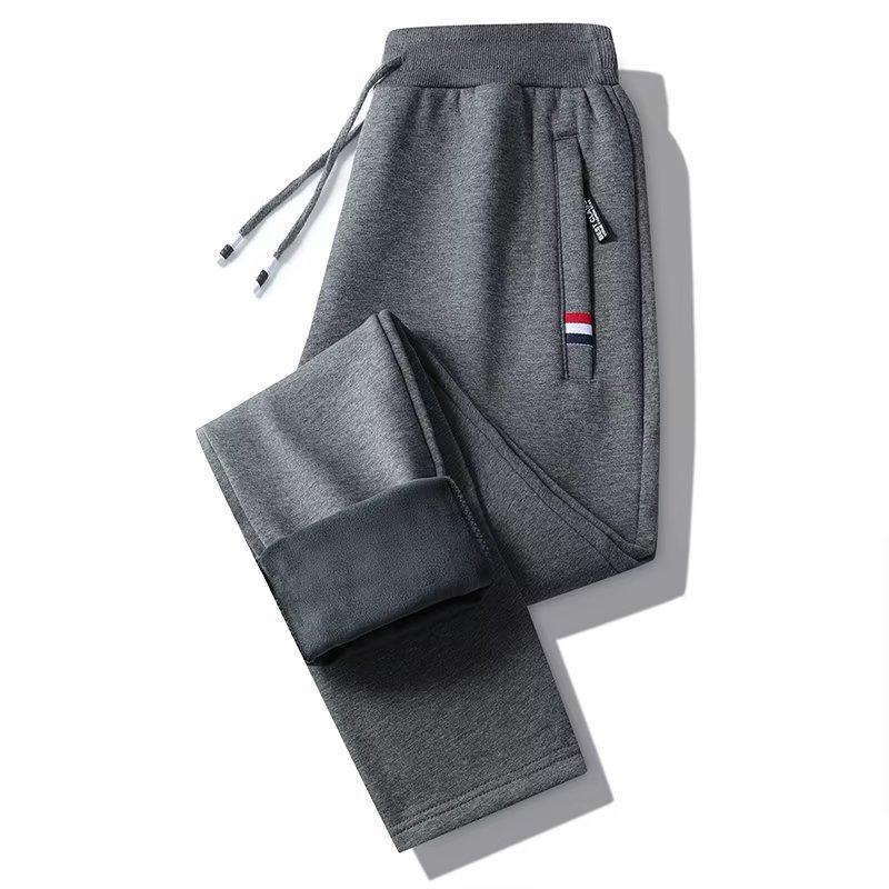 Men's Plush Warm Slim Sweatpants - Autumn/Winter Casual Loose Fit