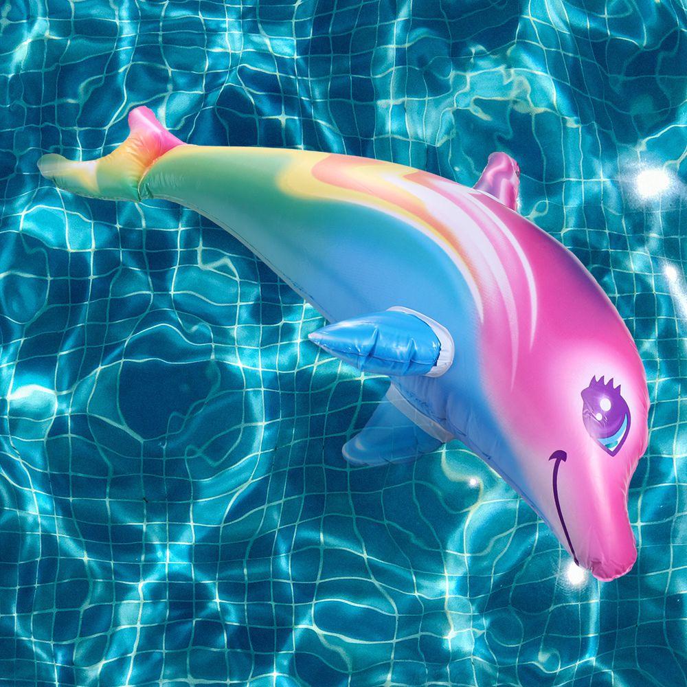 PVC Material Colorful Inflatable Dolphin Classic Toys PVC Dolphin Toys  Party Supplies