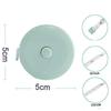 Solid Color Doubleside 150cm/60 Inches Retractable Tape Ruler with Buckle for Tailor Soft Ruler Dressmaking Sewing Accessories