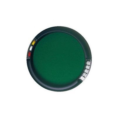 Round Game Track Plateau 31 Cm Green + 5 of the + 21 Plastic Tokens - Board Game Yam, 421 - Accessory and Card Set