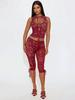Import and Export, Fashion European and American Style Sexy Spice Girls Lace-up Halter Shorts Suit Women