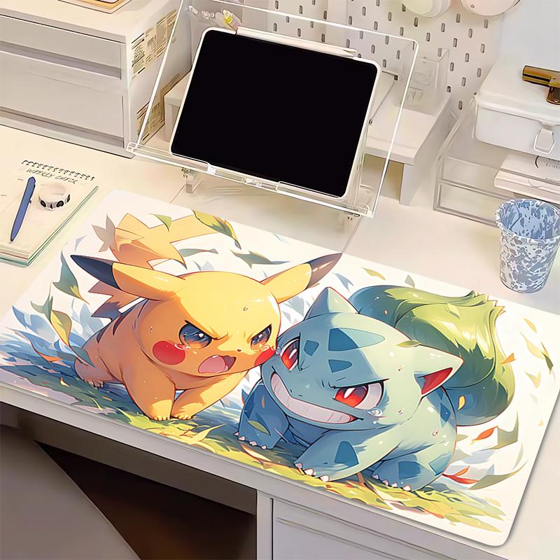 

Anime Mouse Pad Computer Speed Type Varpet Mat P-Pokemon Bulbasaur For E-sports Players Laptop Keyboard Pad Mousepad PC Desk Mat 30x60x0.2cm
