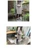 2025 Autumn/Winter Korean Style Slimming Plus Size Mid-Length Wool Coat