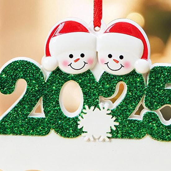 Personalized Christmas Ornaments 2025 Custom Family of 2/3/4/5/6 Snowman Ornaments for Xmas Tree Decor