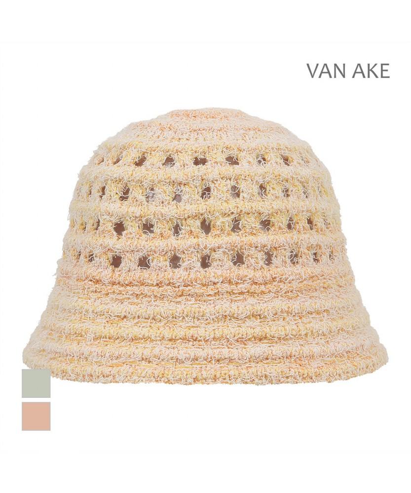VANAKE Knit Hat With Woven Texture_Vb45Amm302Z