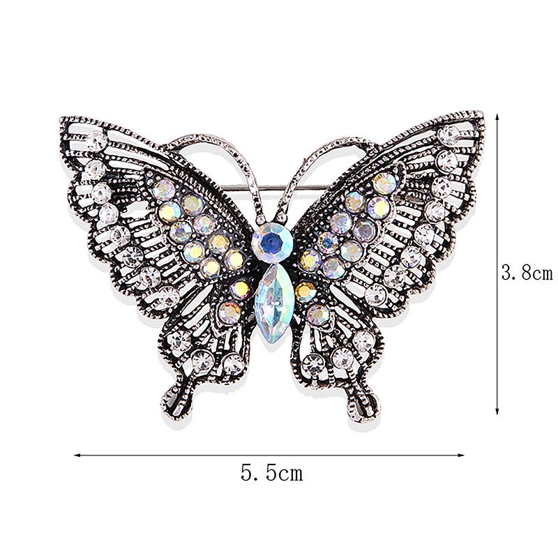 Vintage Butterfly Brooches For Women Coat Jewelry Party Ornaments