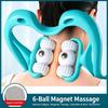 Handheld Neck And Shoulder Massager With 6 Balls, Relaxes Neck, Shoulders, And The Entire Body