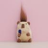 Capybara Plush Toy - Cute Rodent Doll Gift with Mini Pendant