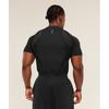 Gymshark Shadow Seamless T shirT Black Brand Blue A1b2a Bc8k
