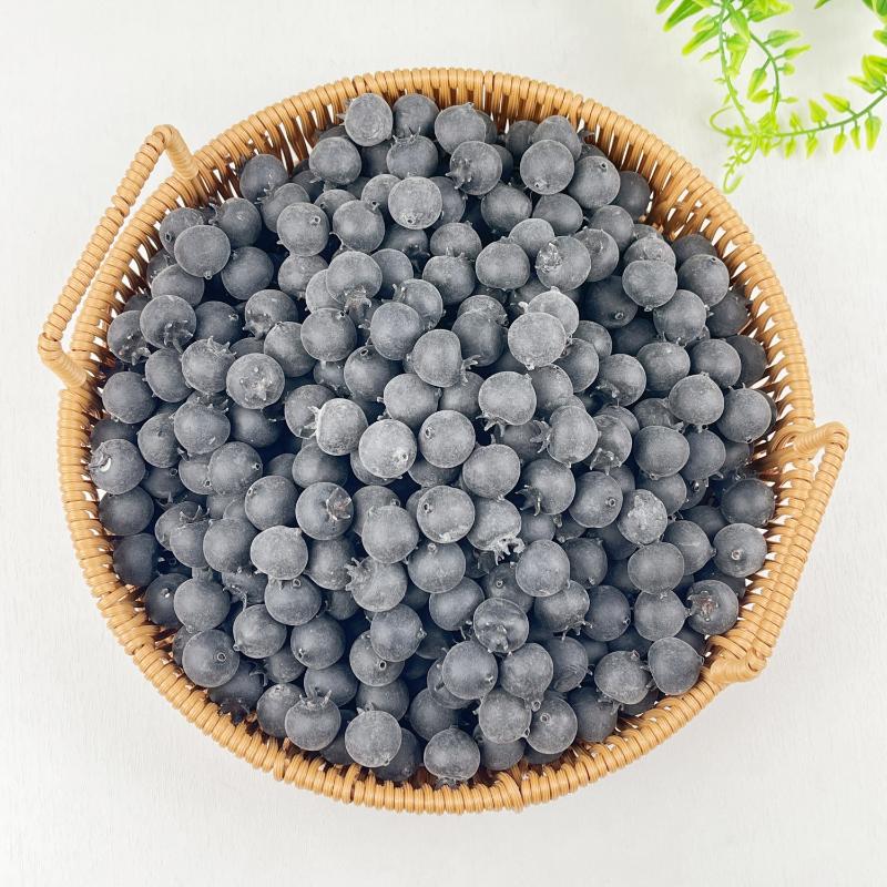 Lifelike Blueberry 20 Pcs Artificial Set Plastic Fruit for Bistro Coffee Shop and Decor