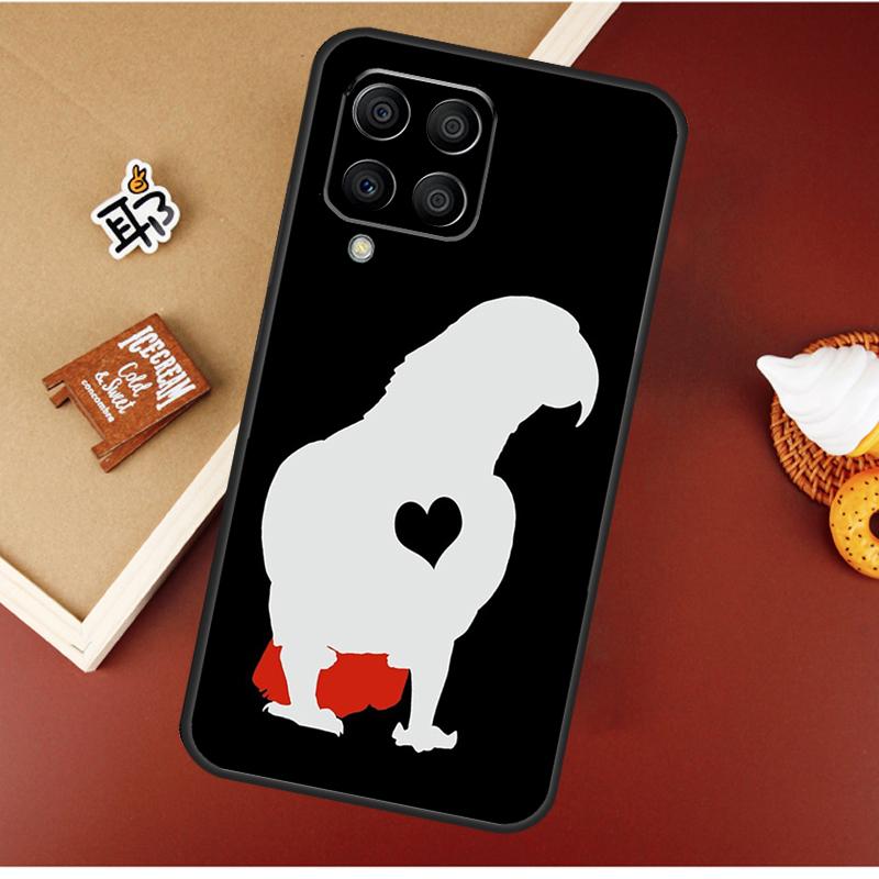 

African Grey Parrot Case For Samsung Galaxy M21 M20 M23 M31 M11 M54 M14 M34 M13 M52 M32 M12 M16 M36 M56 M15 M55 Samsung M21