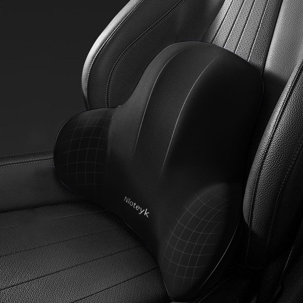 Car Neck Headrest Pillow Memory Foam Waist Cushion Lumbar Support Backrest Travel Neck Cushion Protection Car Vehicle Supplies