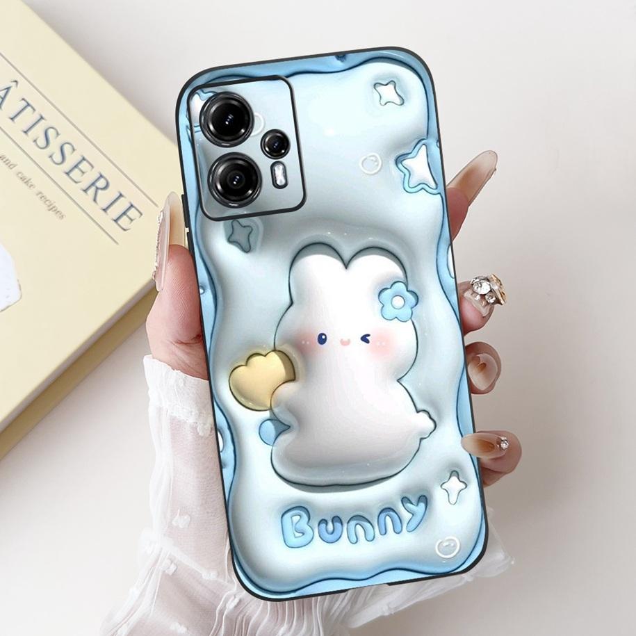 For Motorola Moto G13 G23 Case Lovely Panda Daisy Painted Cover Soft Silicone Phone Case For Moto G23 G 13 MotoG13 MotoG23 Coque