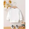 European Size Cute Printed Pattern Baby Unisex Comfortable and Simple Round Neck Hoodie