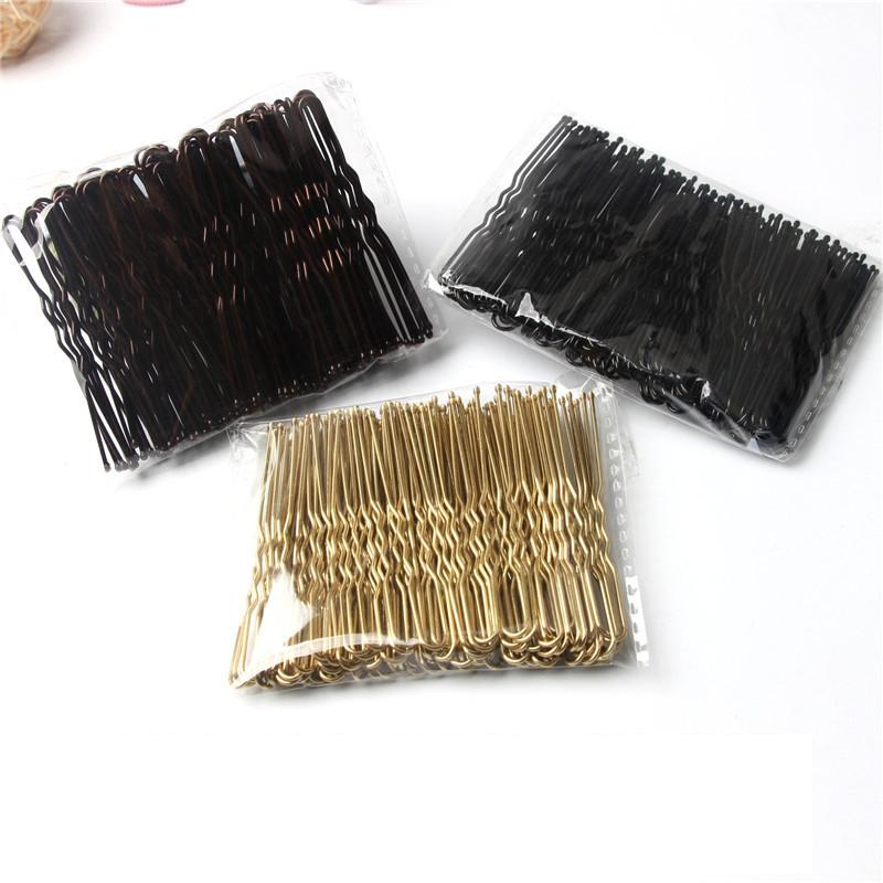 100/50pc 50/60mm Hair Pin And Clips U Shape For Headpiece Women Girls Hairpins Accessories Bride Wedding Head Jewelry Decoration